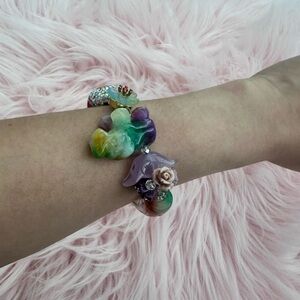 Colorful Floral Women's Bracelet